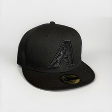 New Era 59FIFTY Arizona Diamondbacks Fitted Hat MLB Black Size 6 7/8