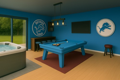 Man Cave. This Is The Ultimate Place To Bring The Boys To. Any Color Any Team. - Picture 2 of 13