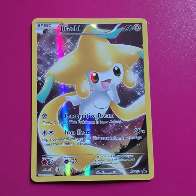 Pokemon Jirachi XY112 XY Promo Holo 70 HP Inglese 2016 Carta Pokemon TCG