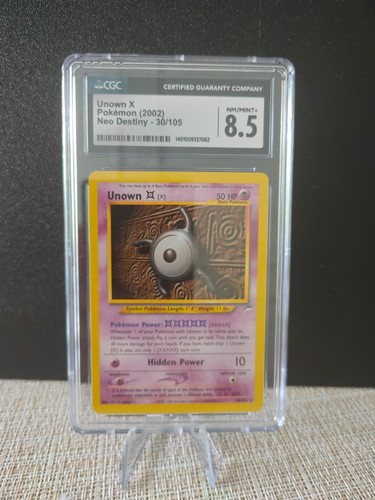 Unown [X] (Unlimited) graded CGC 8.5 for sale on eBay
