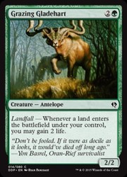 Grazing Gladehart #14 Duel Decks: Zendikar vs. Eldrazi Common MTG