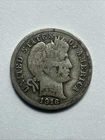 1916-S Barber Dime 10C 90% Silver