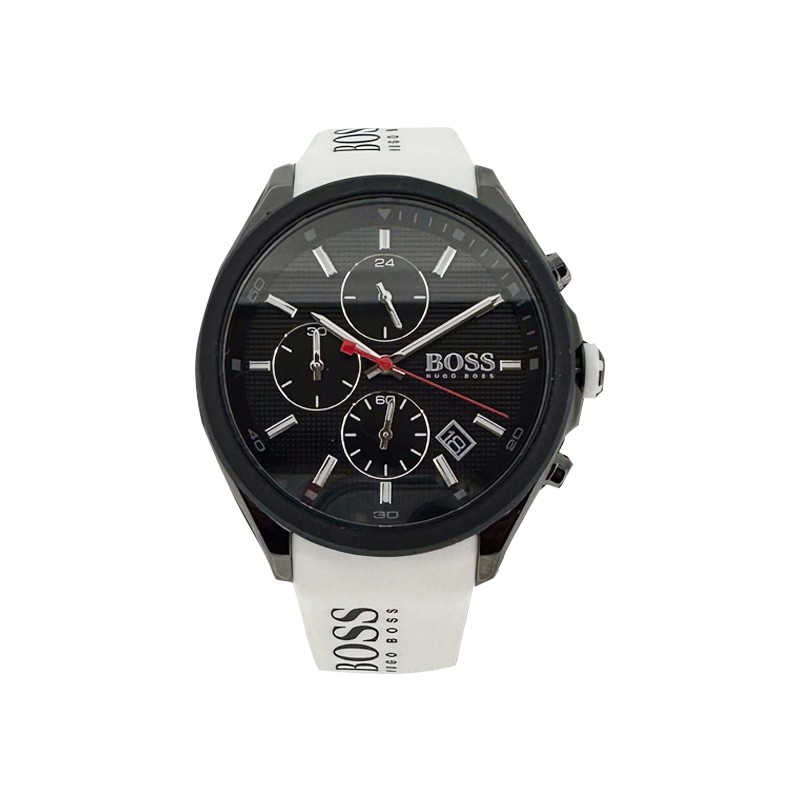 Hugo Boss Velocity Men's Watch Chronograph White Strap 1513718 - Image 3
