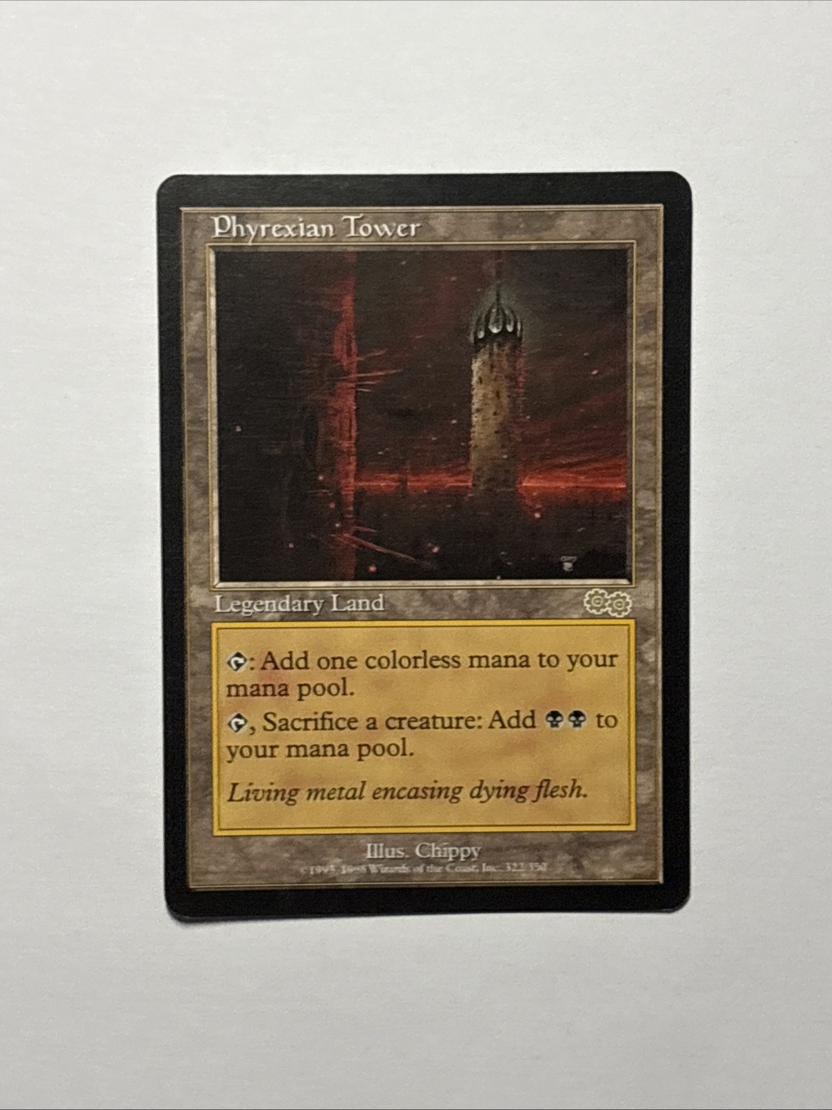 Phyrexian Tower Urza's Saga Regular MTG Card MP Condition
