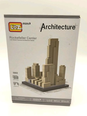 Loz Mini Blocks Diamond 1003 New 241 Pieces Rockefeller Center NYC NEW YORK 