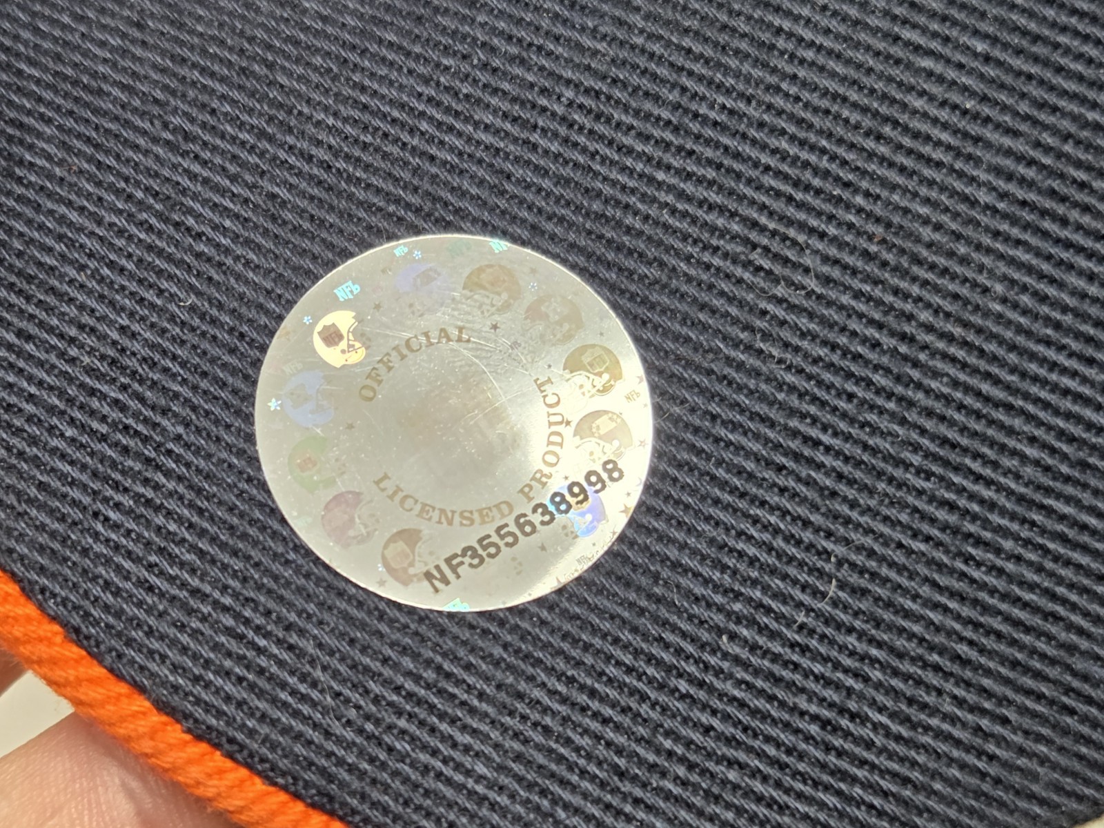 NWT Vintage NFL Chicago Bears Reebok Adult Strapback Cap Hat Orange C Logo thumbnail 7