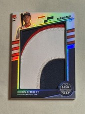 2026 Panini Prizm Stars & Stripes Jumbo Team Logo Chris Rembert Patch /18 USA