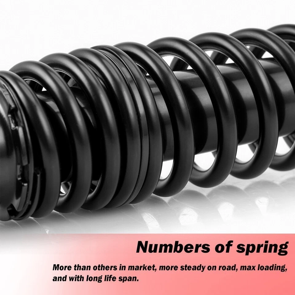 USA 13" Rear Shocks For 1984-2022 Harley Electra Glide CVO Road Glide Sportster - Image 4 of 4