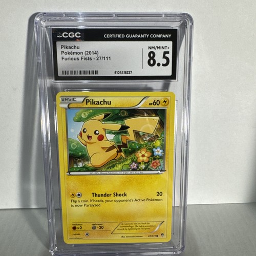 Pikachu graded CGC 8.5 for sale on eBay