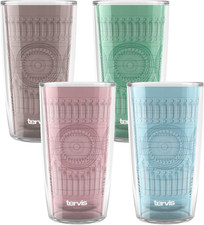 Romantic Embossed Hobnail Collection Made in USA Double Walled Insulated Tumbler