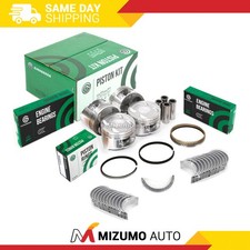 Pistons Main Rod Bearings Fit 99-01 Honda Cr-v 2.0l Dohc Phk B20z2