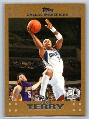 2007-08 Topps #59 Jason Terry Gold #/2007