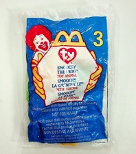 1999 McDonald's Ty Teenie Beanie Baby Smoochy The Frog Happy Meal Toy 3 MIP