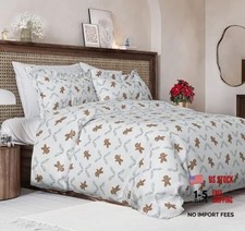 Christmas Duvet Cover Full Full 80x90 01 - Gingerbread Cookie No Comforter