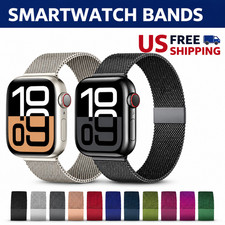 Milanese Loop Band iWatch Strap For Apple Watch Ultra 11 10 9 8 7 SE 38mm-49mm