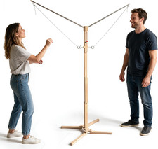 Giant Hook and Ring Game, Movable Indoor Outdoor 2-Player Battle Toss Game