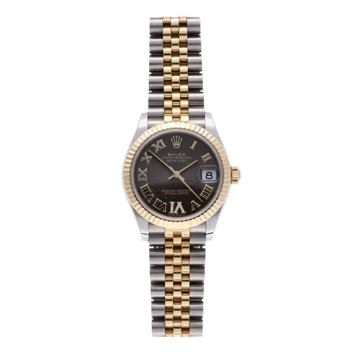 Rolex Lady-Datejust 278273 Oystersteel Yellow Gold Dark Gray Dial Diamond IV