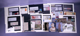 Mixed Lot Mythology Themed Stamp & Banknote Collection Greece Egypt Postcards