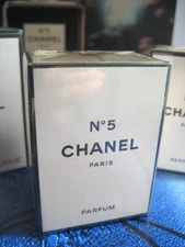 🎁1970s **PARFUM TTPM 0.24 oz Vintage Chanel No 5 pure perfume extrait 7ml