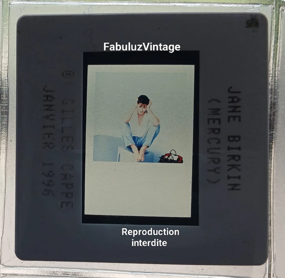 DIAPOSITIVE PRESSE JANE BIRKIN MERCURY GILLES CAPPE 1996 #4 - Photo 1/1