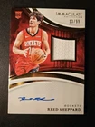 2024-25 Immaculate Reed Sheppard RC Patch Auto /99 Rookie RPA Rockets MINT 🔥