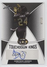 2014 Leaf US Army All-American Bowl Black 7/10 Demetrius Johnson Auto 09vk