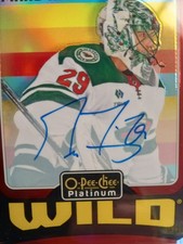 2024-25 O-Pee-Chee Platinum Retro Red Rainbow Auto Marc-Andre Fleury #R16