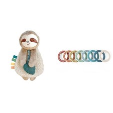 Itzy Ritzy - Itzy Lovey Including Teether, Textured Ribbons  Dangle Arms; Featu