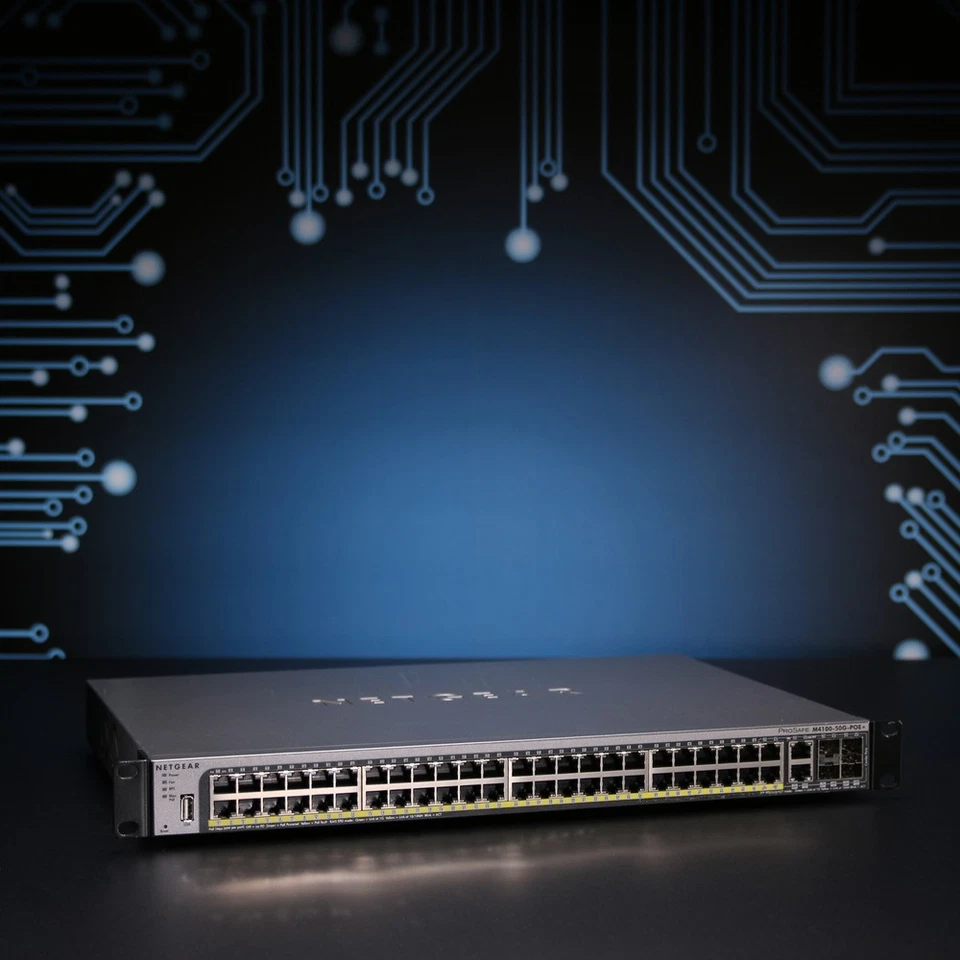 Netgear Managed PoE+ Switch // M4100-50G-POE+