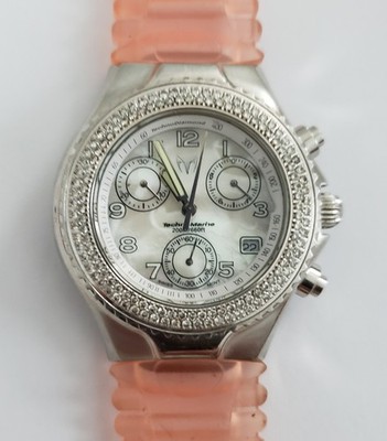 Womens Technomarine Watch Chronograph With DIAMONDS 