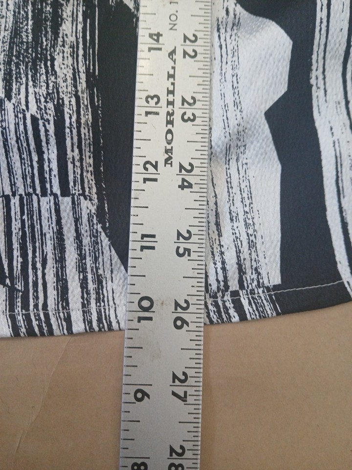 Rafael Womens Blouse Shell XL Gray Abstract Classic Designer Office ...