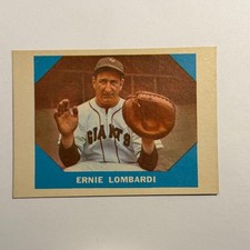 1960 Fleer Ernie Lombardi #17 Baseball Greats