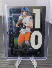 2024 Panini Select - Select Numbers Bo Nix #6 (RC)