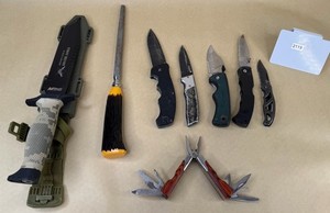 Knife Lot Gerber Citadel Sheffield Wilcor Old Timer MTech Fixed Blade + Tool