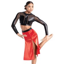 Dance Costume Large Adult Red 10th House TH23150 Jazz Lyrical Contemporary