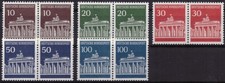 BRD - Bund / Brandenburger Tor 506 - 510  Paare postfrisch ** # 5062