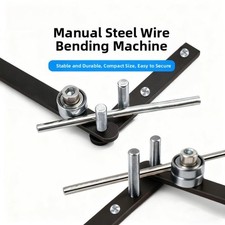 Handheld Rod Bender for Creating For Precise 180 Degree Bends in Metal Rods
