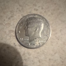 Moneta 50C mezzo dollaro Kennedy 1972 non certificata da collezione valuta USA