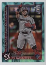 2025 Topps Chrome Aqua Lava Refractor 79/199 Andres Chaparro Andrés #187 10h2