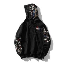 Flowers Embroidrey Hoodie