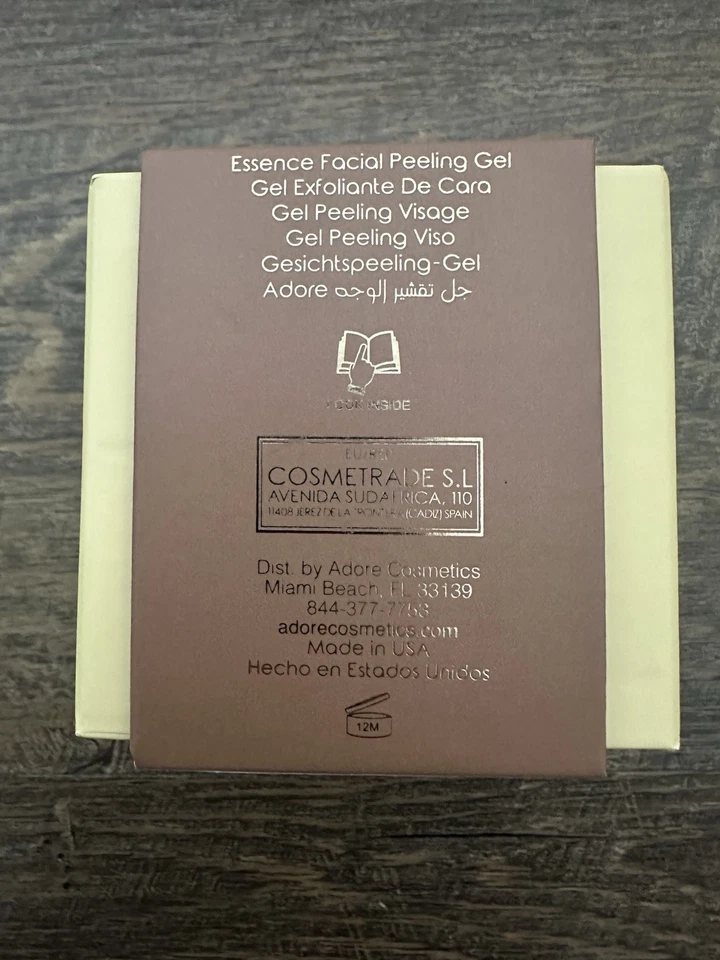 Gel exfoliante facial esencial Adore Cosmetics 1,7 oz nuevo en caja Foto 4 de 4