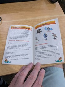 D1 Demon's Crest Instruction Manual (Super Nintendo) Booklet Only Authentic