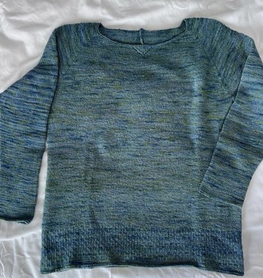 Pullover Handgestrickt Gr. 36 Handgefärbte Wolle