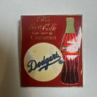 LA Dodgers Coca Cola 1985 Caravan Enamel Metal Pin Pinback MLB Coke VTG
