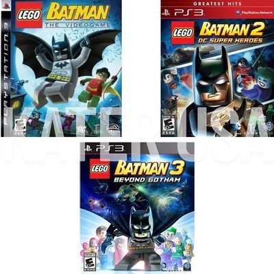 LEGO Batman + 2: DC Super Heroes + Batman 3: Beyond Gotham Brand New Bundle