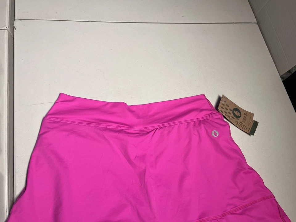 Donna Jo Skort Women's XL 3 Pink Power Skirt Tennis Golf Gym Yoga Nylon Spandex - Image 2 of 4