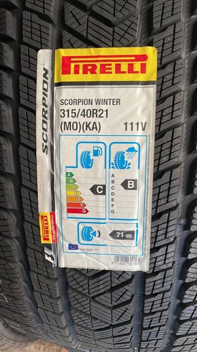 1 Winter Tyre Pirelli Scorpion Winter 315/40 R21 111V M+S MO Ka New Dot 18 71db - 第 1/1 張圖片