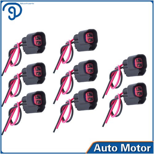 8Pcs EV6 EV14 USCAR Fuel Injector Connector Pigtail Harness For Dodge LS2 LS3 - Bild 2 von 9