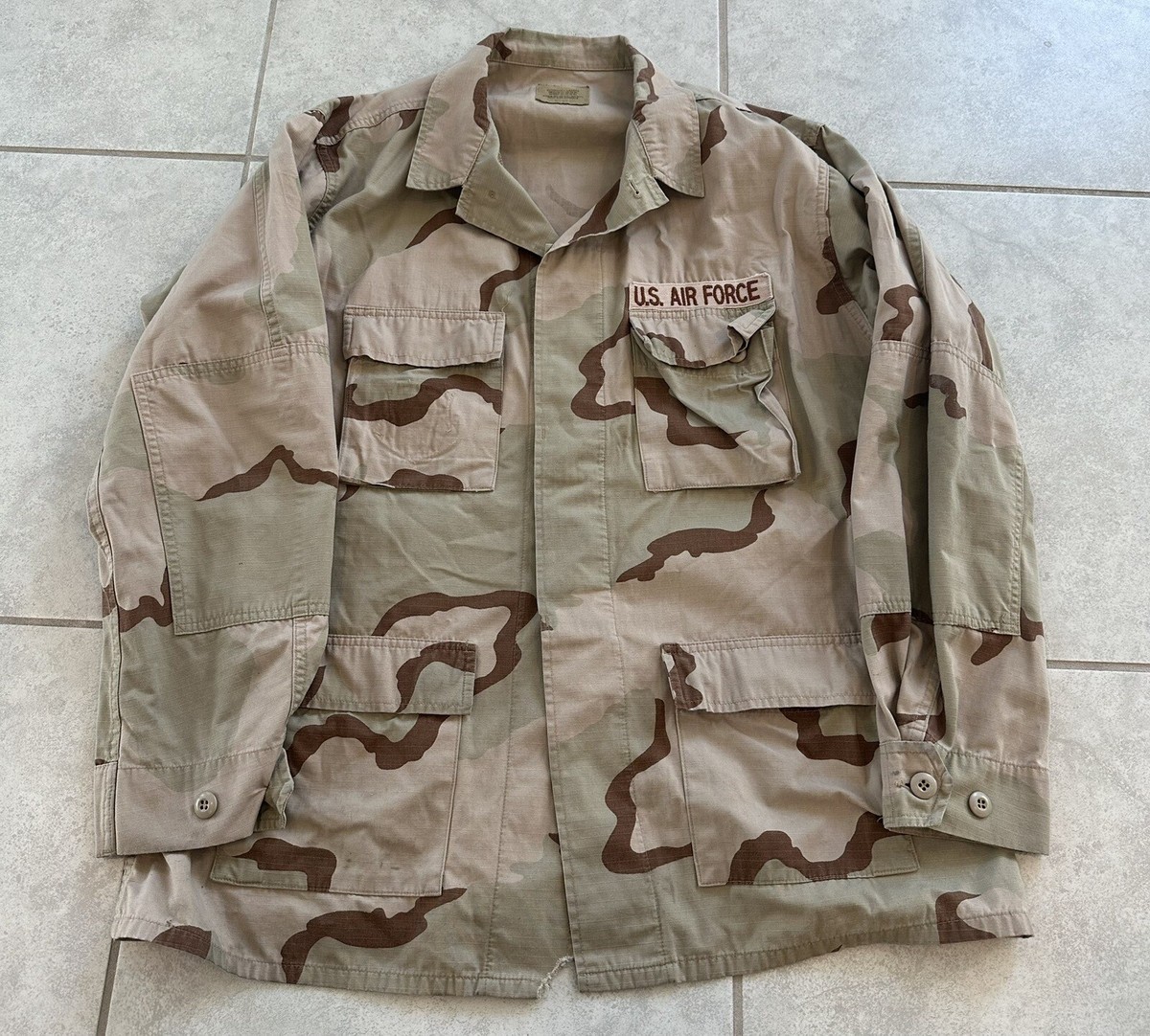 USGI Coat Desert Camo Pattern Combat DCU Large Long Airforce