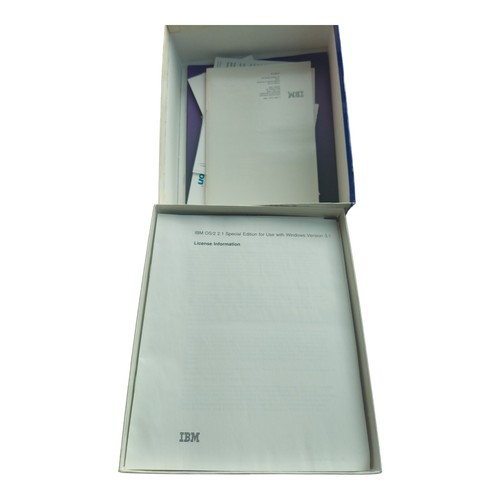 IBM OS/2 Version 2.1, Special Edition for Windows 3.5" Floppy COMPLETE New Open - Picture 10 of 16